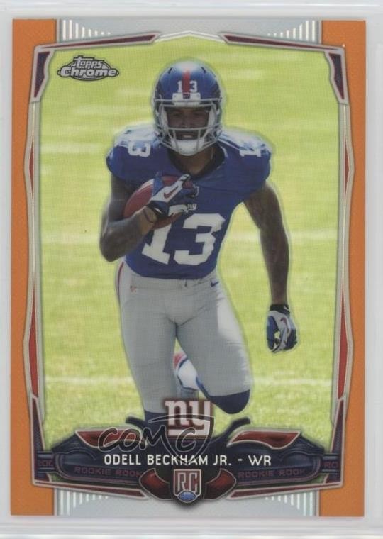 2014 Topps Chrome Retail Orange Refractor Odell Beckham Jr #117 Rookie RC 0u42