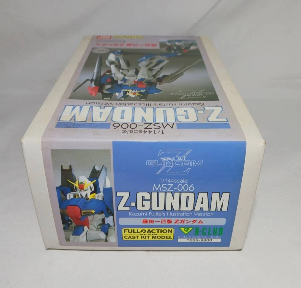 [Used] Bandai 1/144 MSZ-006 Zeta Gundam Kazumi Fujita Resin Garage Kit B-CLUB - Image 2 of 4