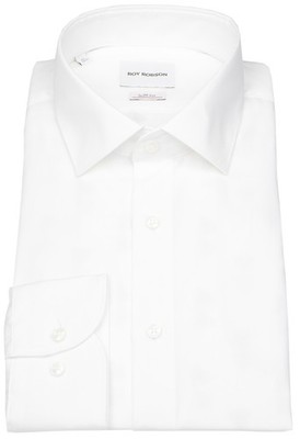 Roy Robson Hemd Slim Fit Kentkragen weiß