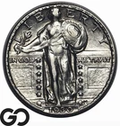 1930 Standing Liberty Quarter, Flashy Choice AU++/Unc, Scarcer Date