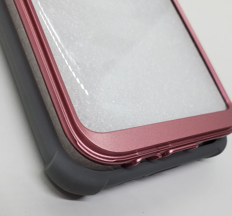 i-Blason Ares Cuerpo Completo Resistente Transparente Estuche Antigolpes Pantalla Incorporada Rosa Galaxy S8+ Foto 2 de 4