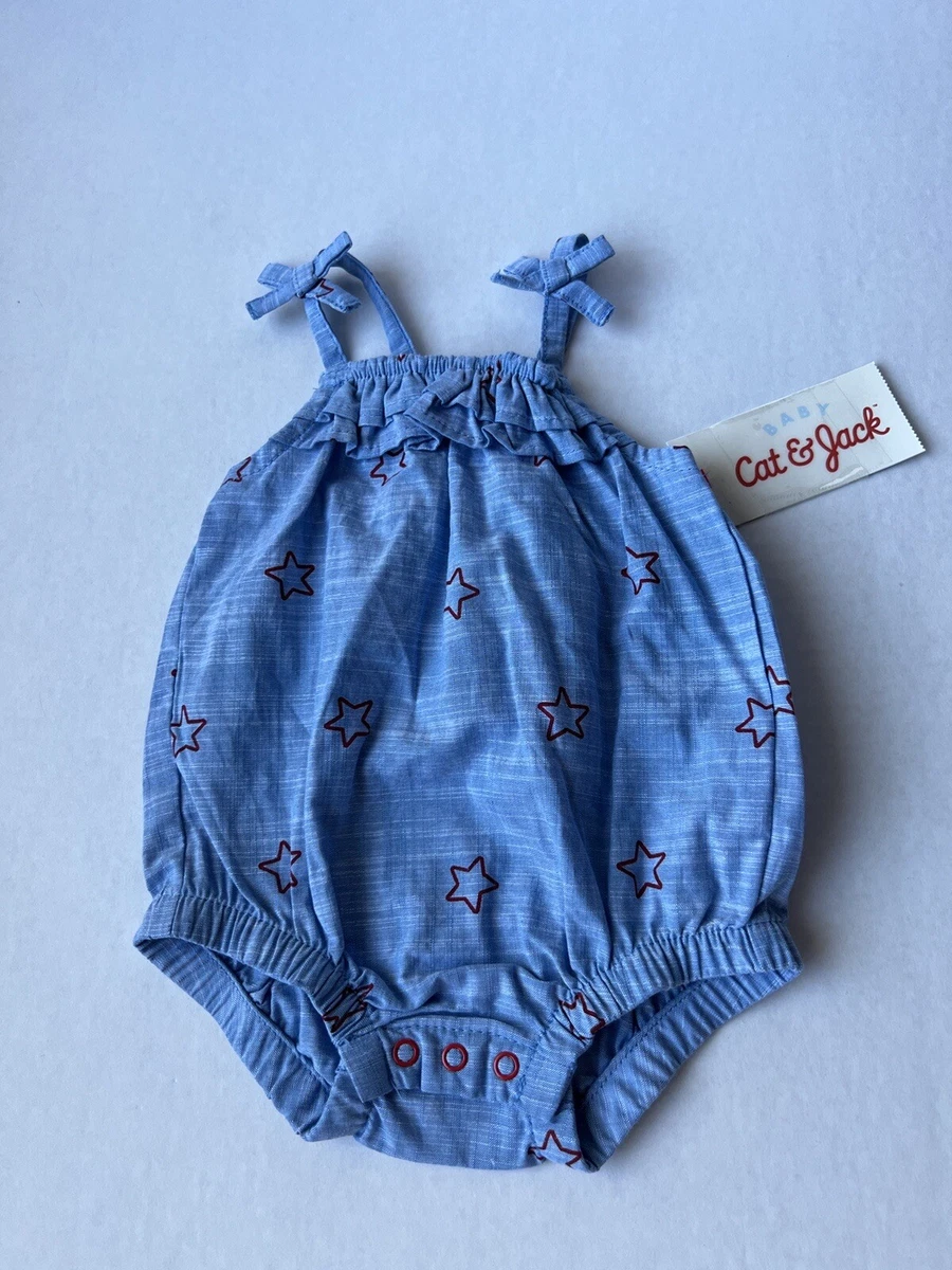 Baby chambray hot sale romper