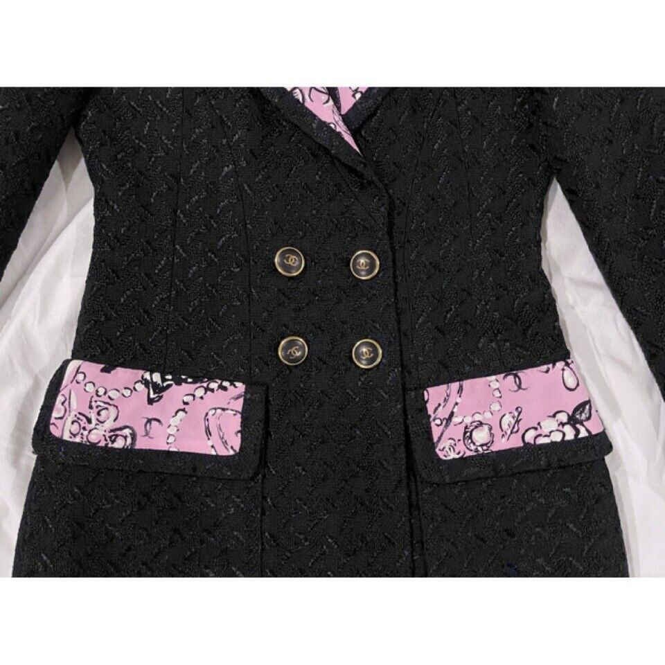 ✨Extremely Rare & Hard to find Vintage Iconic CHANEL S/S 1993 Runway Jacket  Coat
