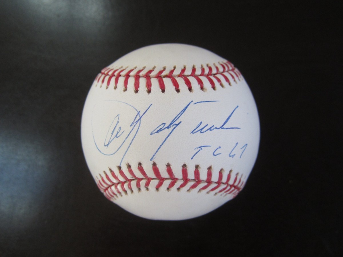 Carl Yastrzemski Autograph Signed Baseball 1967 Triple Crown