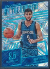 2016-17 Panini Revolution By the Numbers Ricky Rubio Cosmic 073/100 #15 Rare SP