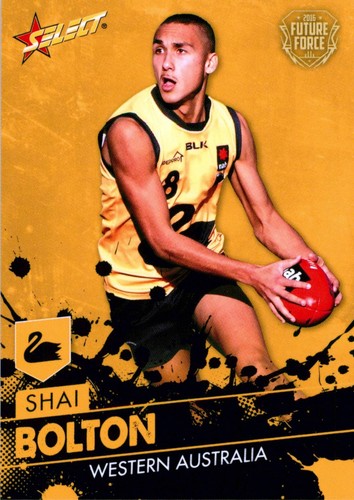 2016 Richmond Tigers AFL Select Future Force Rookie Card - Shai Bolton - Picture 1 of 3