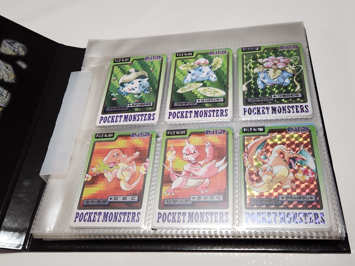 1997 COMPLETE 153 Card Set Pocket Monster Carddass Pokemon + 1997 COMPLETE 153 Card Set Pocket Monster Carddass Pokemon +