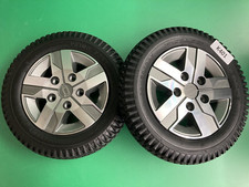 14"x3" Drive Wheels w/ Titanium Rim for Quantum J4 Power Wheelchair MINT K401