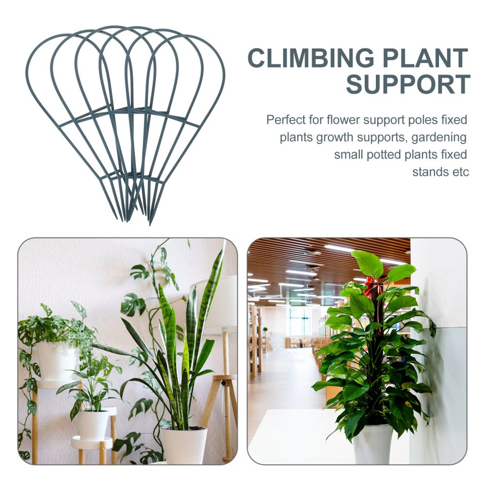 6 Pcs Plant Support Cage Plants Grow Flower Pot Trellis Climbing Frame