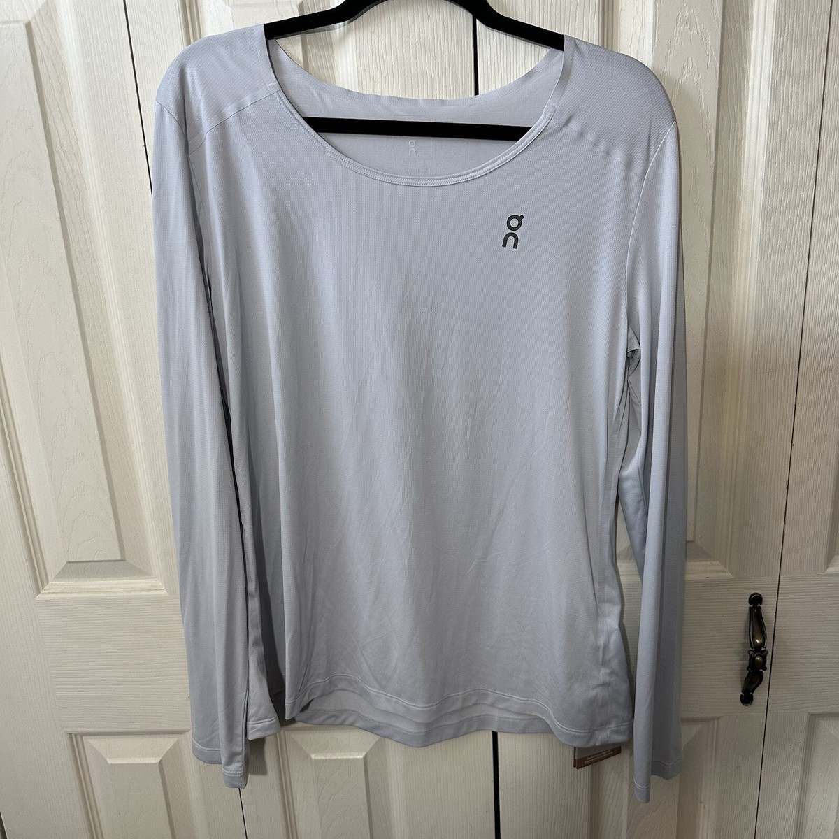 トップス 700FILL Small Payment Logo Long Sleeve Champion Tagless Long Sleeve Tee – Full-Color Custom Print