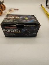 Heavy Duty Black Office Max 2-Hole Punch Office Equipment Paper New