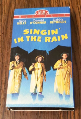 MGM Singin' In The Rain Gene Kelly Debbie Reynolds Donald O'Connor VHS 1951