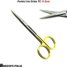 Forbici Chirurgiche Gengive Taglio Sutura del Tessuto Forbice Iris Dritta TC CE