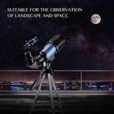 Professional Astronomical Telescope with High Tripod Travel Bag Kids Adults Gift