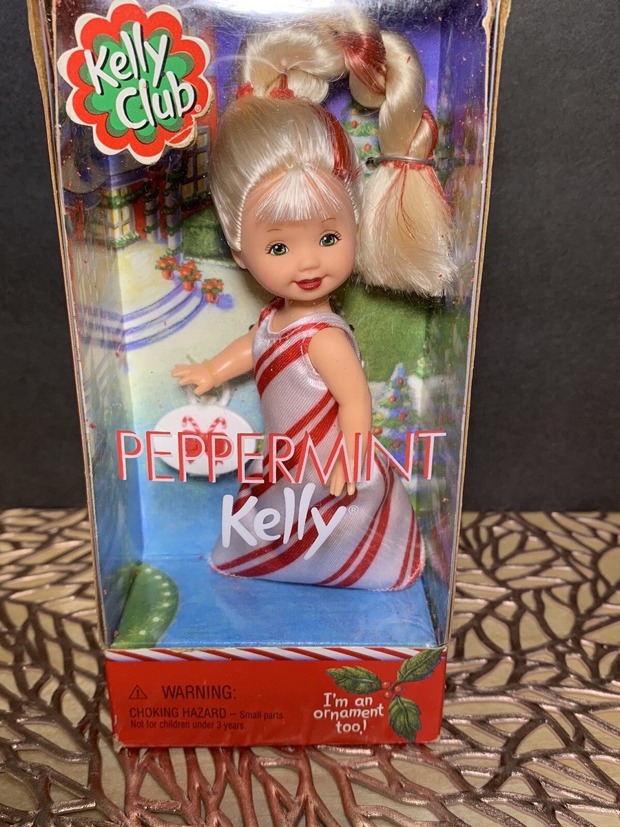 Mattel Barbie Kelly Club I'm an ornament too! Peppermint Kelly