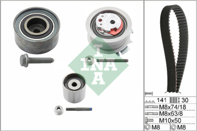 INA 530 0405 10 Timing Belt Set for AUDI,CHRYSLER,DODGE,JEEP,MITSUBISHI,SEAT,SKO