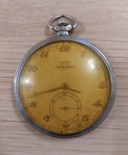 VINTAGE RARE CYMA TAVANNES POCKET WATCH, SWISS MADE 1920s/30s, NOT WORKING
