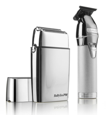 BaBylissPRO Silver LimitedFX Professional Trimmer & Double Foil