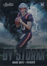 NFL 2024 Panini Absolute Football By Storm Drake Maye Rookie BS-DME