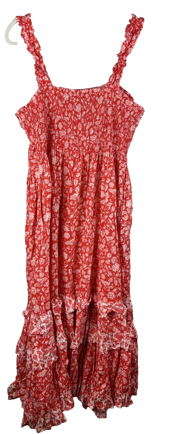 Universal Thread Red Floral Pattern Print Dress X… - image 3