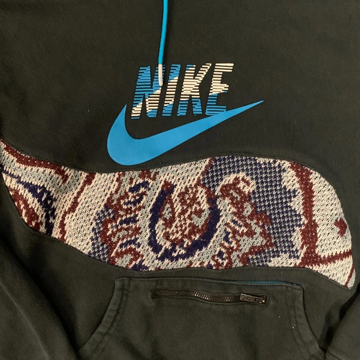 reworked nike hoodie
