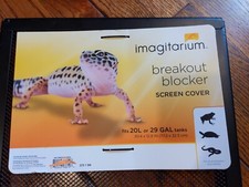 Imagitarium Screen Cover 29-Gal Tank Reptile Amphibian Breakout Blocker 12"x30"