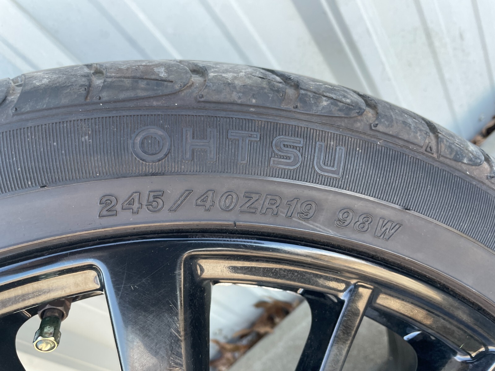 14-22 MASERATI GHIBLI WHEEL RIM TIRE 19x8.5 +44 OFFSET 670016852 FACTORY BLACK