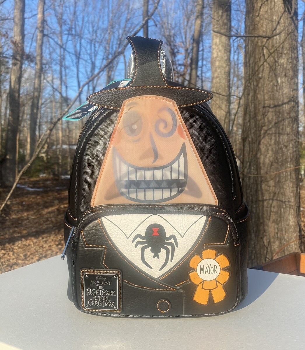 NBC Mayor Loungefly Mini Backpack Loungefly Disney NBC Mayor With Halloween Plans Cosplay  main image 4