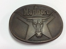 Marlboro Brass Belt Buckle 1987