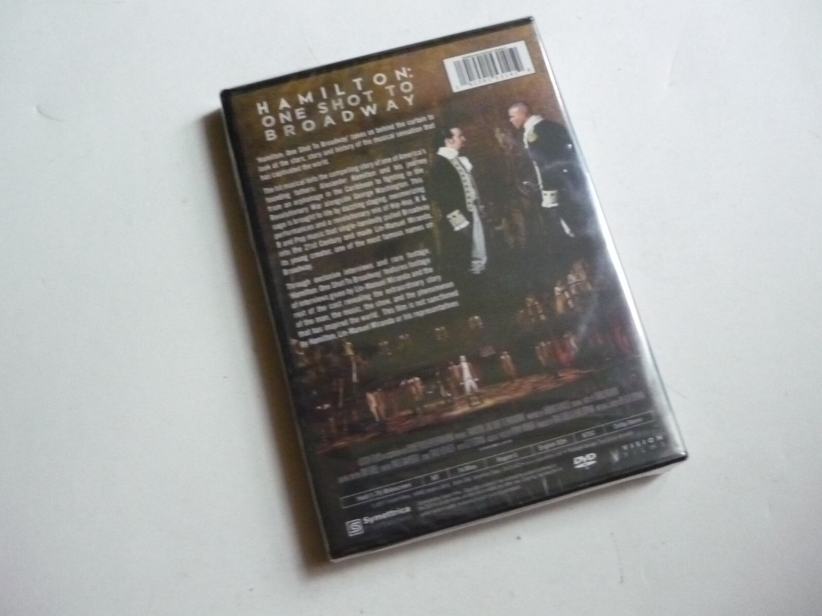 HAMILTON ONE SHOT TO BROADWAY New Sealed DVD Documentary