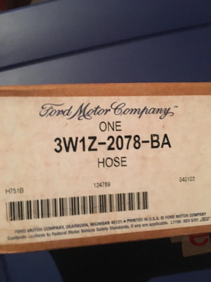 BRAND NEW FORD LINCOLN MERCURY OEM LH LEFT SIDE FRONT BRAKE HOSE #3W1Z-2078-BA - Image 4 of 4