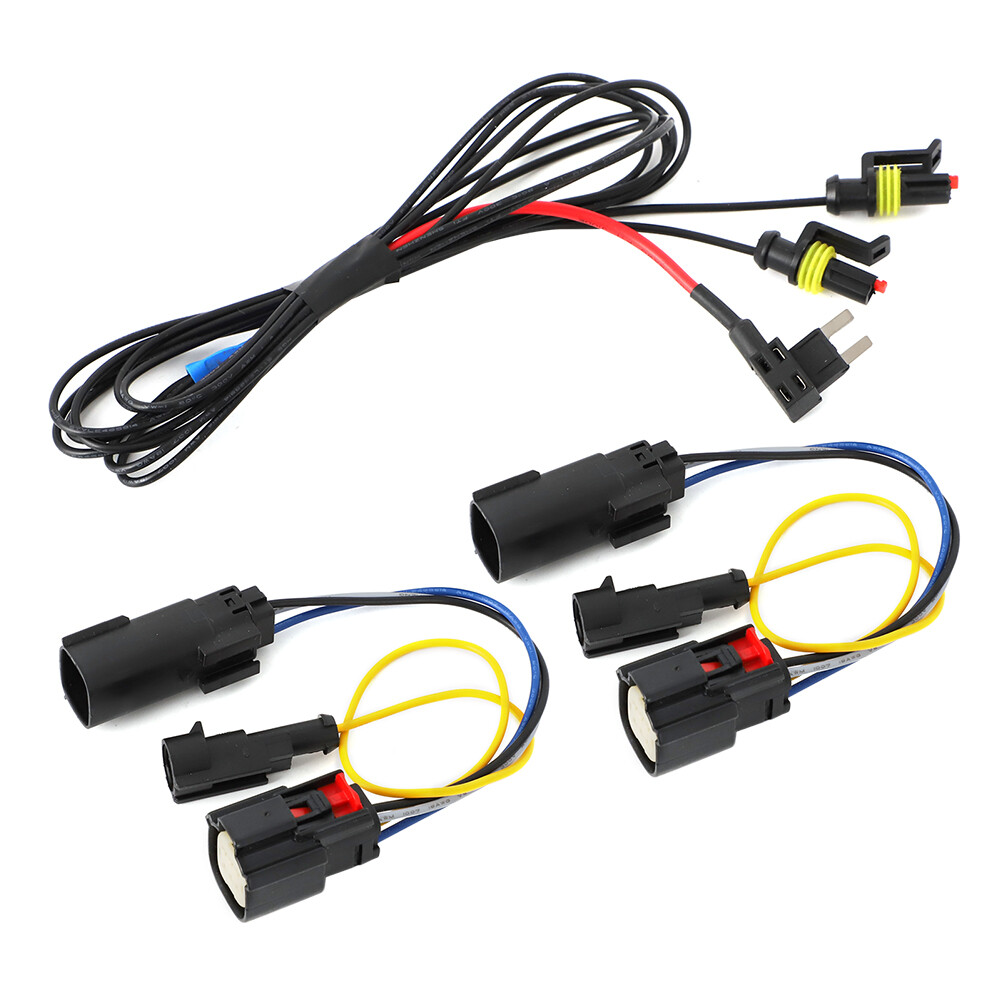 Headlight Adapter For Jeep Wrangler JL LED Headlight Adapter with DRL 4th Wiring Harness ...
