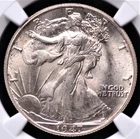 1947 WALKING LIBERTY HALF DOLLAR NGC MS 63 NICE LINEN OFF WHITE SATIN STRONG