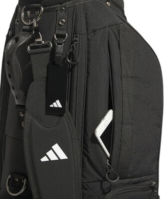 adidas Golf Men's Caddy Bag CORDURA 8.5 x 47 inch 3.1kg Black