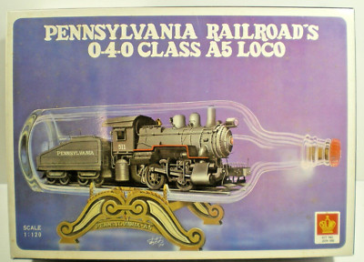 CROWN MODEL BOTTLE SERIES P.R.R. 0-4-0 CLASS A5 LOCO 1:120 SCALE 1970's KIT #225