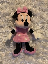 Disney Junior Mickey Mouse Clubhouse, Minnie Plush 10" Pink Dress