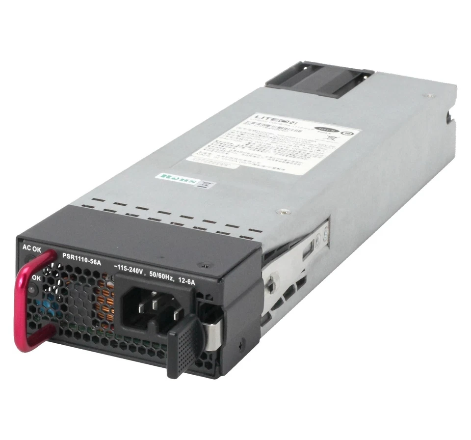 HP Enterprise Aruba X362 1110W 115-240VAC to 56VDC PoE Power Supply JG545A - Photo 1/1