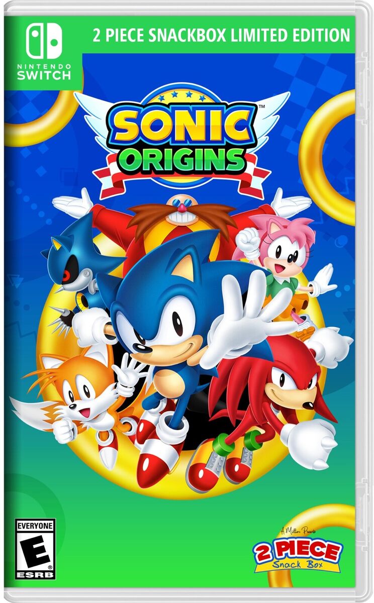 Sonic Origins (Cover Art Only) No Game Included (2 Pack) + Bonus Cover