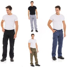 Men's Army Tactical Combat 100 Cotton Cargo WorkWear Pants Outdoor Trousers