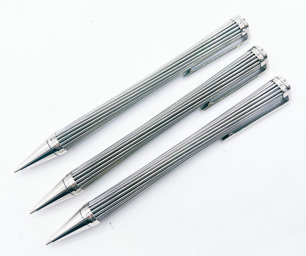 New 3pcs Porsche Design Mikado Platinum Coat Mechanical pencil
