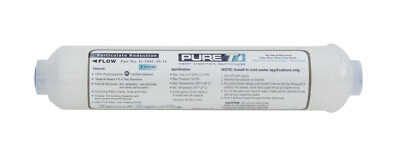 White inline sediment filter for  Reverse Osmosis Systems