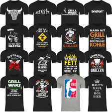 Grembiule Grill Master Regalo Marito Uomo Barbecue Uomo Maglietta