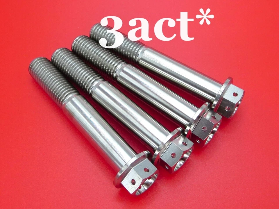 4 pernos Ti / titanio - pinza de freno delantera KAWASAKI Ninja H2, ZX-10R, ZX-14R Foto 2 de 4