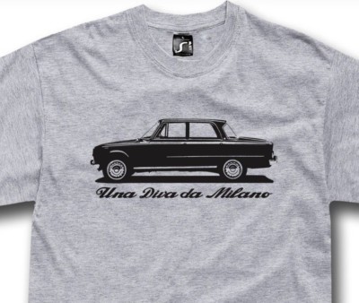 T-shirt for Alfa Romeo Guilia fans classic guilia 1300 ti super 1600 NEW