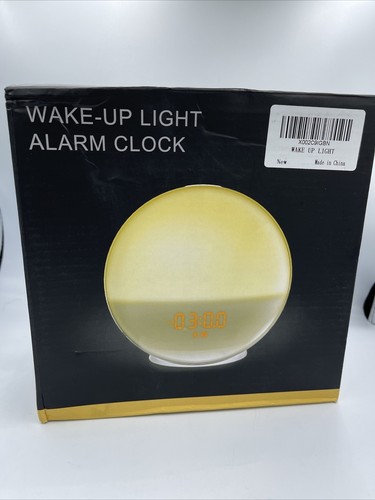 Sunrise Alarm Clock, Wake Up Light with Sunrise/Sunset Simulation, Dual White - Picture 7 of 9