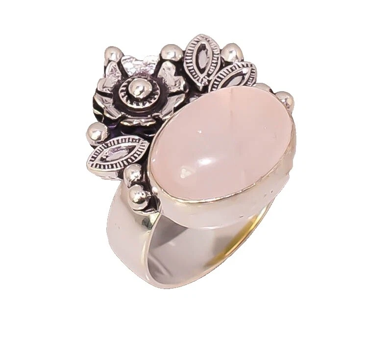 Banda de cuarzo Enchapado en Plata Anillos de Moda