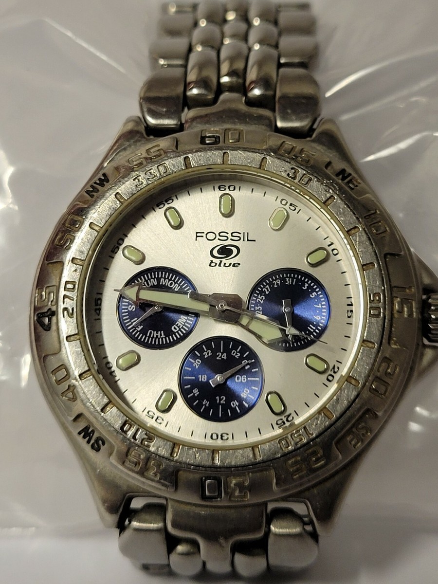 Fossil Blue Series Stainless Steel Wristwatch