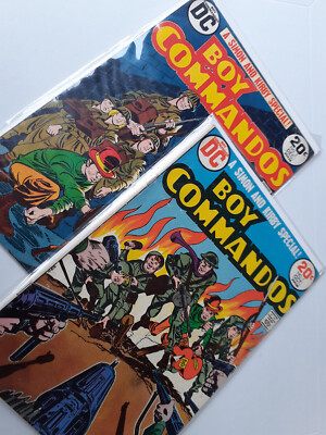 BOY COMMANDOS  # 1-2 Simon & Kirby  US DC COMICS 1973 cplt set of 2 books