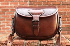 LEATHER CARTRIDGE SHOOTING BAG