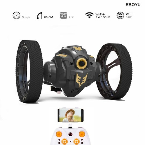 EBOYU Updated RH805A 2.4G WiFi FPV 720P HD Camera RC Jumping Car Jump High Stunt - Picture 12 of 16